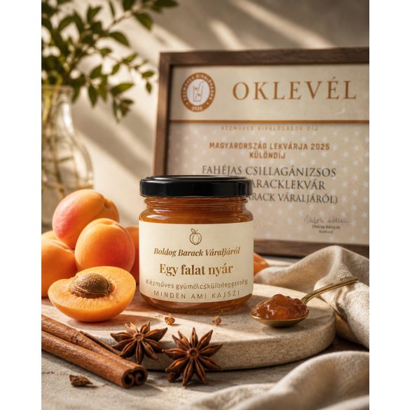 Fahéjas-csillagánizsos kajszibaracklekvár